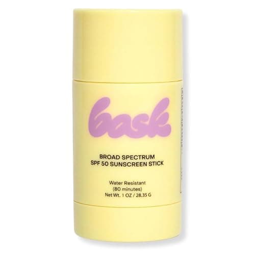 Bask SPF 50 Sunscreen Stick – Fragrance Free, Reef Safe Face & Lip Sunscreen for Broad Spectrum Protection – Dermatologist Recommended, Moisturizing & Travel-Friendly Sun Stick, 1oz - Image 1