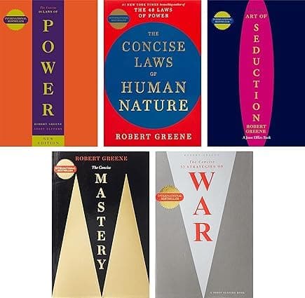Robert Greene The Concise 5 Books Set (The Concise 48 Laws Of Power, The Concise Laws of Human Nature, The Concise Mastery, The Concise Art of Seduction & The Concise 33 Strategies Of War) - Image 1