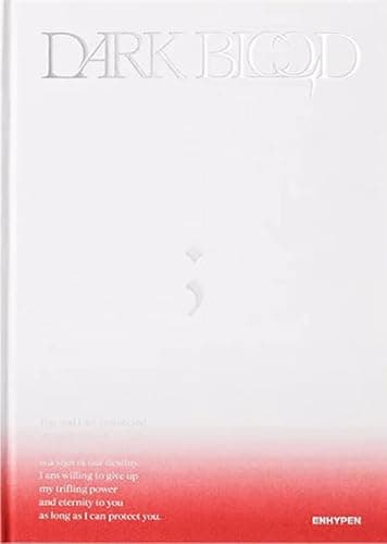 ENHYPEN : DARK BLOOD (NEW Version) 4th Mini Album CD-R+Photobook+Photocard+Message Photocard+Sticker+Postcard+Bookmark+Poster with Lyrics - Image 1