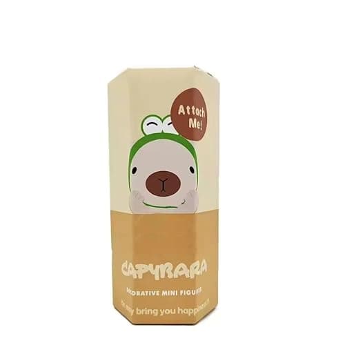 Capybara Hippers Decorative Mini Figures, Cartoon Character Designs - 1 pc Sealed Blind Selection Out of 12 Unique Styles with Box - Image 1