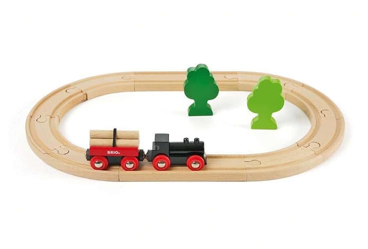 BRIO Classic - 33042 Little Forest Train Set - Premium 18-Piece Wooden Toy Train Set with Track and Accessories | Perfect for Kids Ages 3 and Up | FSC Certified for Sustainability - Image 1