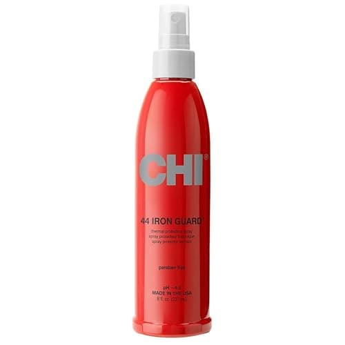 CHI 44 Iron Guard Thermal Protection Spray, Nourishing Formula Helps Resist Heat Damage to Hair & Tame Frizz, Clear, 8 Oz - 8 Fl Oz (Pack of 1) - Spray - Image 1