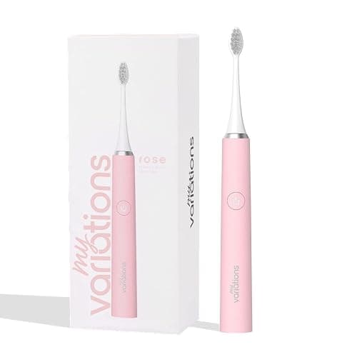 My Variations ® - Brosse à Dents Électrique - Technologie Sonique - 1 Mois d'Autonomie - 5 Modes de Brossage - Minuteur de 2 Min Intégré - Recommandé par les Dentistes - Chargement USB-C - Rose - Image 1