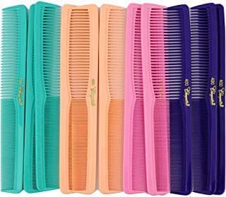 7 inch All Purpose Hair Comb. Hair Cutting Combs. Barber’s & Hairstylist Combs. Fresh Mix 12 Units. - Image 1