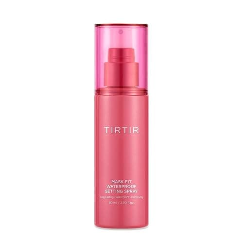 TIRTIR Waterproof Setting Spray – 24 Hour Long Lasting Fix, Sweatproof Water Resistant Makeup Finisher – Ethanol Free, Semi Matte Finish for Oily Skin – Korean Makeup Fixer - Image 1