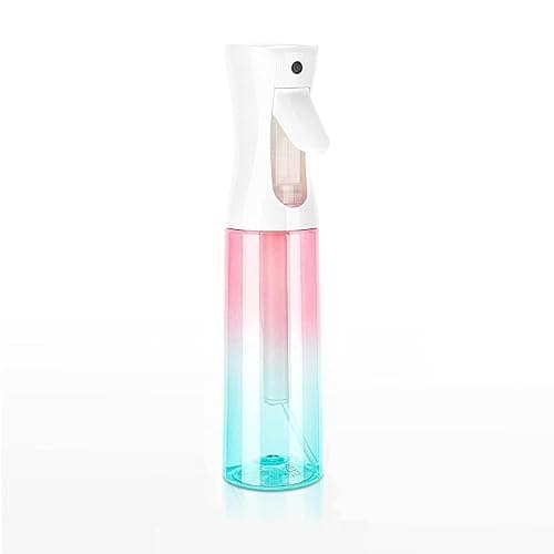 Zuhose Spray Bottle for Hair (10.15OZ /300ML) Continuous Ultra Fine Mist Sprayer for Hair, Salons, Barber, Plants, Skin Care, Cleaning Red Blue Gradient - Image 1
