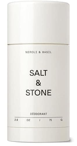 SALT & STONE Aluminum Free Deodorant | Extra Strength 48 Hour Protection for Women & Men | Made with Seaweed Extracts, Shea Butter & Prebiotics (Neroli & Basil) - Image 1