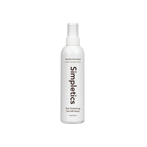 Simpletics Sea Salt Spray, Simpletics Texturizing Vanilla Sea Salt Spray, Sea Salt Sp-ray Hold for Hair, Curl and Beach Waves Sp-ray for Hair, Hydration and Shine (1PC) - Image 1