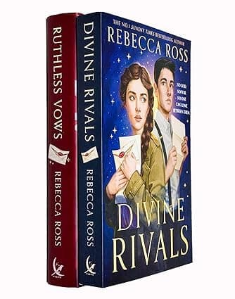 Letters of Enchantment Series 2 Books Collection Set By Rebecca Ross (Divine Rivals, Ruthless Vows) - Image 1