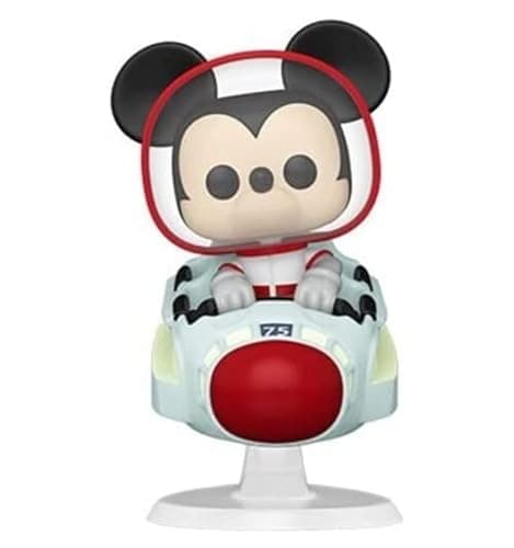 Funko POP Ride Super Deluxe Disney: Walt Disney World 50th - Mickey at The Space Mountain Attraction, Multicolor, Standard, (45343) - Image 1