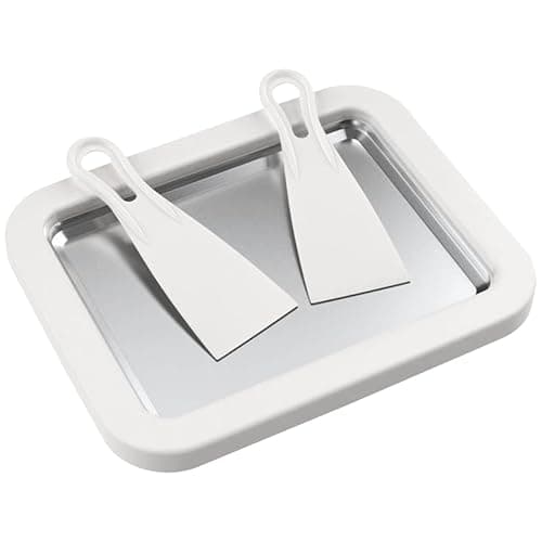 Instant Ice Cream Maker Cold Plate, Rolled Ice Cream Machine, Sweet Spot Ice Cream Maker for Homemade Rolled Ice Cream, Softserve, Gelato, Sorbet and Frozen Yogurt (White) - Image 1
