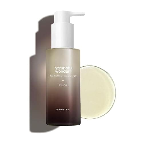 HARUHARU wonder Black Rice Moisture Cleansing Oil, Double Cleansing, Daily Makeup remover, Pore Oil Cleanser, Korean Skincare for sensitive, normal and Oily Skin, 5.1 fl oz - 5.1 fl. oz (Original) - Image 1