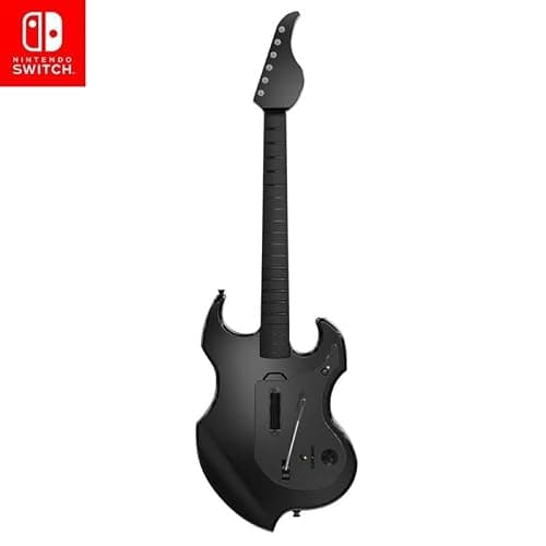 PDP Riffmaster Wireless Guitar Controller for Nintendo Switch, Nintendo Switch 2, Lite/OLED: Fortnite Festival, Rechargeable Battery, Officially Licensed - Black - Image 1