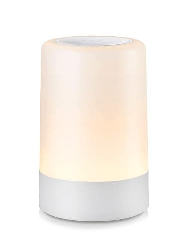 G Keni Baby Night Light, Rechargeable Nursery Night Light with Touch Control, Dimmable Soft Warm LED Bedside Lamp for Breastfeeding, Diaper Changing, Newborn Sleep Aid - Image 1