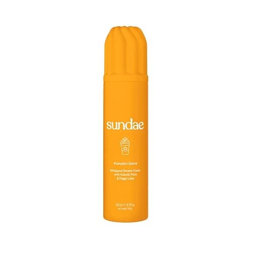 sundae Limited Edition Pumpkin Spice Whipped Body Wash Shower Foam with Kakadu Plum & Finger Lime 8.9 fl oz, 265ml - Image 1