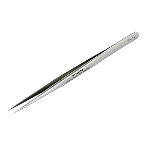 Industrielle Pinzette, Spitze Pinzette aus Edelstahl, Nicht magnetische Präzisionspinzette für Schweißarbeiten, experimentelle Arbeiten, Schmuckherstellung - Image 1