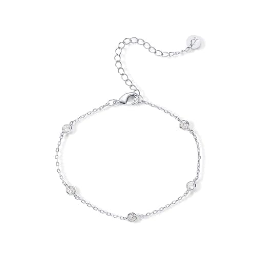PAVOI 14K Gold Plated Beaded Bracelet for Women | Stackable Gold Bead Bracelet | Adjustable Dainty Gold Jewelry - Image 1
