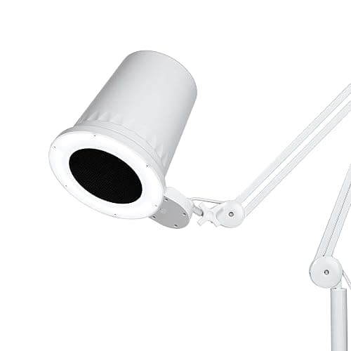 4BLANC® Alize Original Vacuum Nail Dust Collector for Pedicure with Built-in Dimmable LED Lamp, Certified HEPA 11 Medical Grade Replaceable Filter, and Universal Table Mount - Image 1