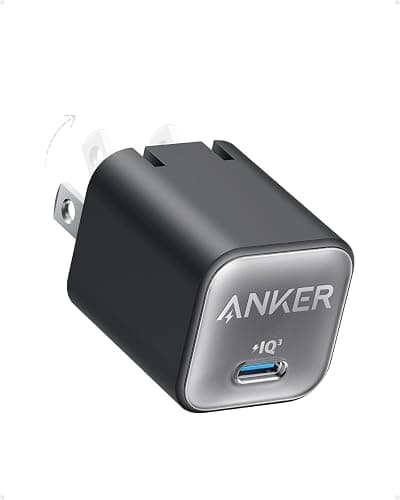 Anker Nano Charger, USB C GaN Charger 30W, PIQ 3.0 Foldable PPS Fast Charger for iPhone 17 / 16 and more series, Galaxy, iPad, Compatible with MagSafe - Image 1