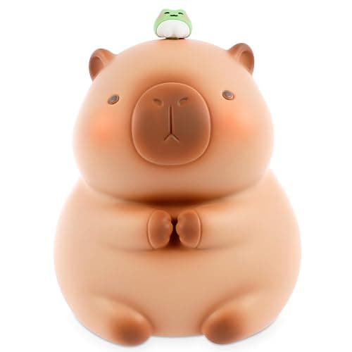 LCZNXJJY Money Saving Challenge Box, Capybara Cash Vault Piggy Bank Cute Coin Counter Piggy Bank Budgeting and Savings Goals Coin Bank, Cash Saver Money Box for Adults Boys Girls (C) - Image 1
