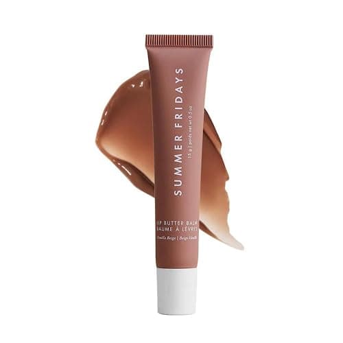 Summer Fridays Tinted Lip Butter Balm - Conditioning Vegan Lip Balm for Instant Moisture, Shine & Hydration - Softening & Soothing Skincare - Vanilla Beige (.5 Oz) - Image 1