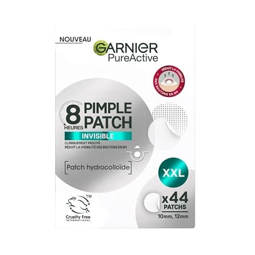 GARNIER Pure Active - Patch Bouton Pack XXL - Réduit L'Apparence des Boutons en 8H* - Cliniquement Prouvé - Invisible & Ultra-Fin - Technologie Hydrocolloïde - Vegan & Cruelty-Free - Homme & Femme - Image 1