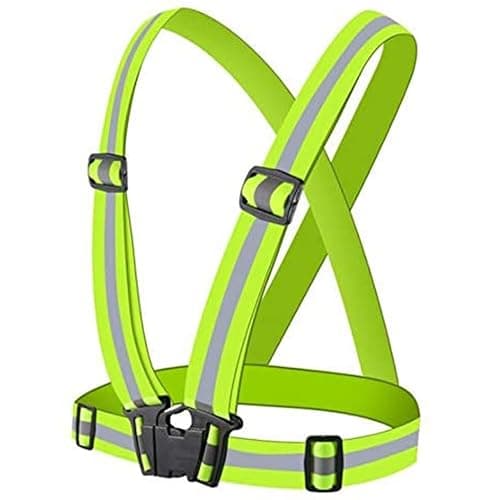 DRESBE Reflective Vest Gear Unisex Warning Vests Adjustable Laser Safety Band for Night Running Cycling Jogging Walking - Image 1