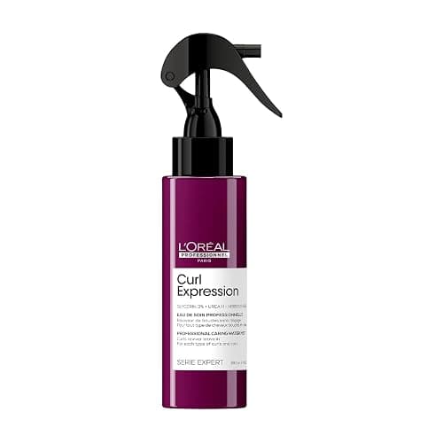 L'Oréal Professionnel Paris Spray Ravvivatore di Ricci, Per Ravvivare e Ridare Forma ai Capelli Ricci, Arricchito con Glicerina, Urea H e Semi di Ibisco, Serie Expert Curl Expression, 190 ml - Image 1