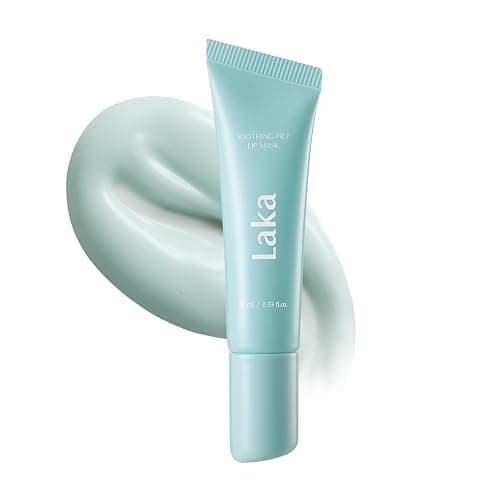 Laka Soothing Prep Lip Mask, 10ml/0.33 fl.oz, Cooling Peel-Off Lip Mask, Jelly tip for Hygienic & Easy Application, Hydrate, Vegan, Lip Care, K-Beauty - Image 1