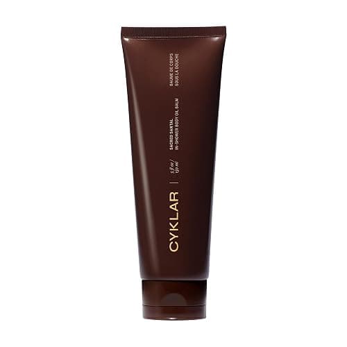 CYKLAR In-Shower Oil Balm. Sacred Santal Scented Hydrating Body Moisturizer, with Ceramide NP and Multi-Lipid Complex. Nourishing Skincare for Soft, Smooth, Supple Skin. 5 Fl Oz - Image 1