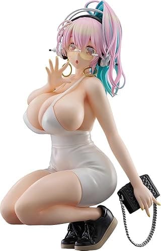 Super Sonico Pop Up Parade PVC Statue Super Sonico: 15th Mini Dress Size L Size 20 cm - Image 1