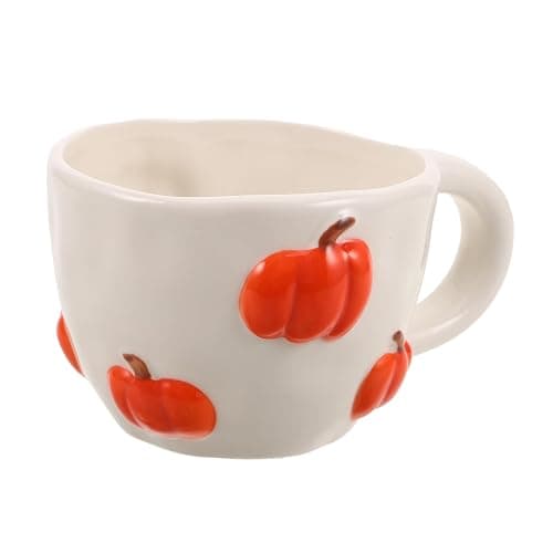 MUELODSIC Tazza in con Impugnatura Ergonomica Resistente Sbiadimenti per Latte e Tè Autunnali Mug Originale per Halloween e Ringraziamento - Image 1