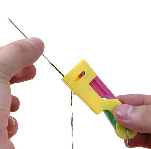 3-Pack Automatic Needle Threaders – Quick & Easy Sewing Machine Threading Tool | Durable Plastic Needle Threader for Effortless Hand & Machine Use (3) - Image 1