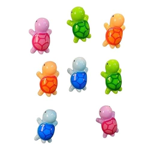 Cartoon Sea Turtle Fridge Magnets Kawaii Refrigerator Magnets Whiteboard Magnets Sticker Decorative Refrigerator Magnets Cute Office Kitchen Magnets Kitchen Decoration (8PCS Turtle Fridge Magnets) - Image 1