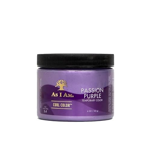 As I Am Curl Color - Passion Purple - 6 oz - Color & Curling Gel - Temporary - Medium Hold - Vegan & Cruelty Free - Image 1