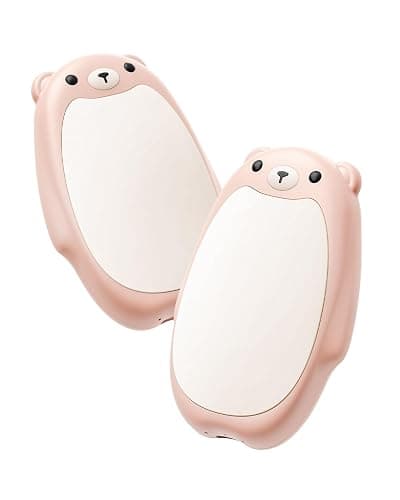 SWEETFULL Hand Warmers Rechargeable – Cute Bear, 2 Pack Magnetic Hot Hands, Reusable Electric Pocket Heater, Great Gift for Daughter, Kids, Wife, or Bestie, Portable for Outdoor & Camping - Image 1