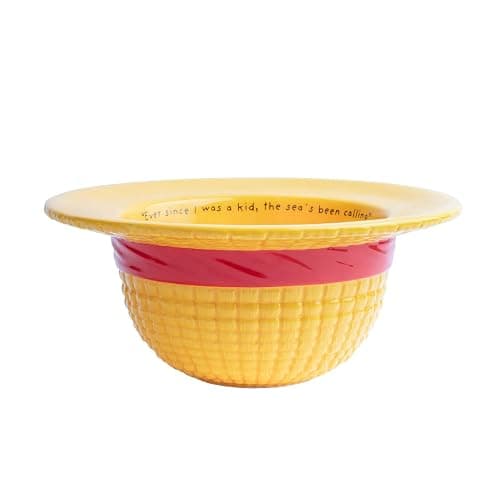 Grupo Erik One Piece Netflix Bowl | 500 ml / 16.9 oz - 8 x 3.4 x 8 inches / 20.2 x 8.7 x 20.2 cm | Cereal Bowl | Ceramic Bowl | Popcorn Bowl | Kitchen Decor | One Piece Merchandise | Straw Hat - Image 1