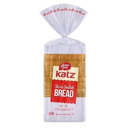 Katz Gluten Free Sliced Challah Bread | Dairy Free, Nut Free, Gluten Free | Kosher (1 Pack of 1 Sliced Loaf, 18 Ounce) - Image 1