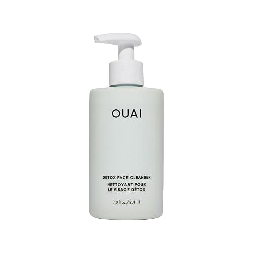 OUAI Detox Facial Cleanser - Deep Cleansing Face Wash with Glycolic Acid, Niacinamide & PHA - Removes Sweat, Dirt & Oil Without Drying - Gentle Face Cleanser for Post-Workout (7.8 Fl Oz) - Image 1