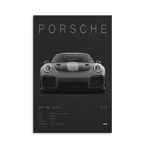 Super Car Poster for Boys Room,Racing Car Canvas Wall Art for Home Decor,Man Cave,Office Dorm Decoration Perfect for Birthday Party Gifts 3 - Image 1