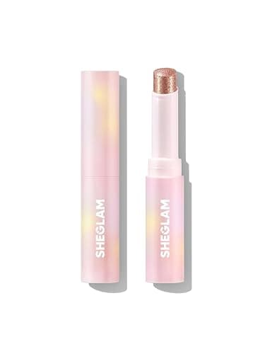 SHEGLAM Crystal Jelly Glaze Stick Eye Shadow Stick Eyeliner Brightener Pencil Crayon with Brush Easy to Blend Long Lasting Shimmer Eyeshadow-Aura Blitz - Image 1