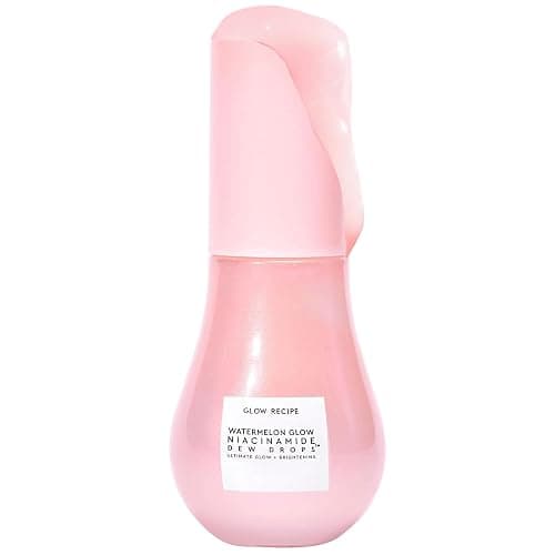 Glow Recipe Watermelon Niacinamide Dew Drops, Travel Size, Korean Niacinamide Serum Drops, Hydrating Face Serum + Primer & Liquid Highlighter, Hyaluronic Acid, Dewy Glow (15ml) - Image 1