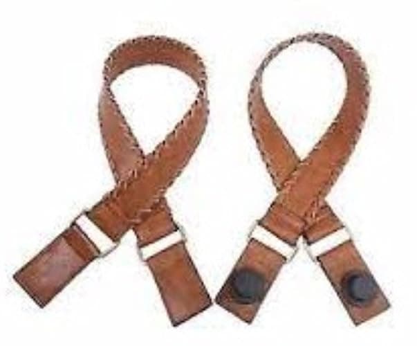 JEN & CO. Versa Tote Bag Straps - Purse Straps Replacement Whipstitch Strap Whipstitch Strap for Versa Tote Bag, Brown (VSTPWS-BR) - Image 1