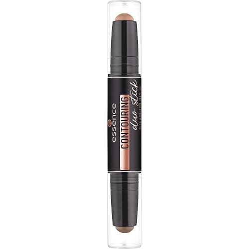 essence | Contour Duo Stick | 2-in-1 Highlight and Contour Slim Stick, Creamy, Buildable and Easy to Apply | Vegan & Cruelty Free (30 | Medium) - Image 1