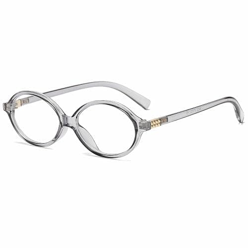 Breaksun Fashion Oval Glasses for Women Men Retro Round Tortoise Frame Blue Light Glasses Nerd Eyeglasses - Image 1