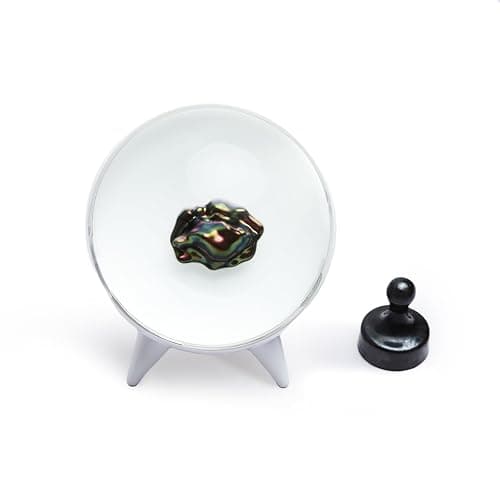 ZenFrekvens Dancing Ferrofluid Display with Music Rhythm, Magnetic Liquid Art with Stand, Ferrofluid Speaker Music Mate, Symbiote in a Bottle, Ferrofluid Display Lamp, Desktop Decor, Teenager Gifts - Image 1