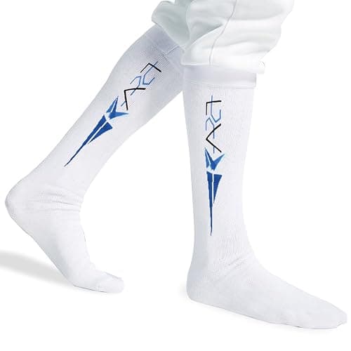 LEONARK Fencing Socks For Epee, Sabre and Foil - Cotton Protective Fencing Stockings for Unisex Child and Adult - Image 1