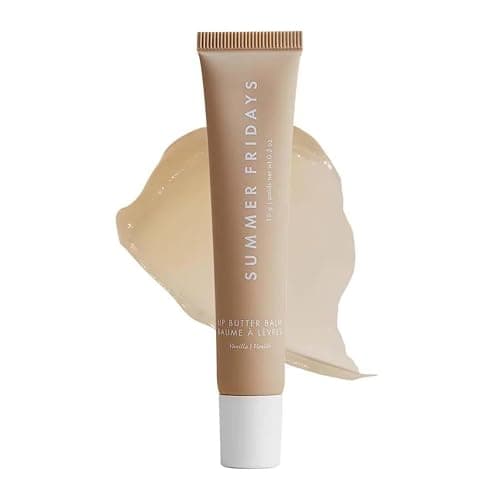 Summer Fridays Lip Butter Balm - Conditioning Lip Mask and Lip Balm for Instant Moisture, Shine and Hydration - Sheer-Tinted, Soothing Lip Care - Vanilla (.5 Oz) - Image 1