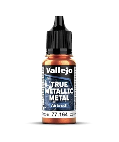 Vallejo - Ancient Copper Airbrush | True Metallic Metal TMM | Acrylic Colors for Painting Metal Effects on Fantasy, Historical, and Wargaming Miniatures | 18 ml (0.6 fl.oz.) - Image 1