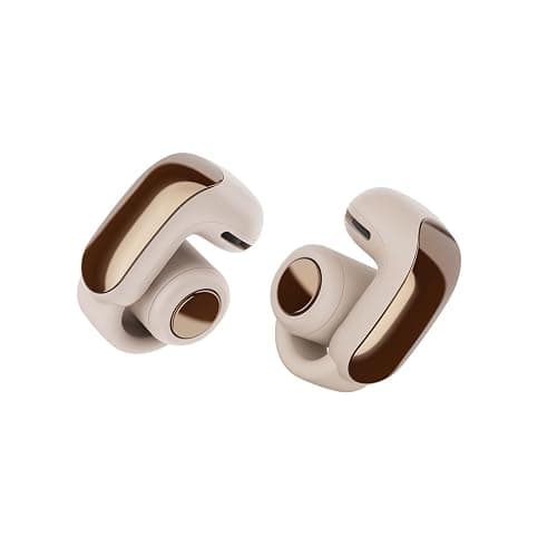 Bose Ultra Open Earbuds - Bluetooth Open Ear Earbuds with OpenAudio for Awareness, Clip-On Design for Comfort, Water Resistant, Up to 48 Hrs of Playtime, Driftwood Sand - Limited Edition Color - Image 1